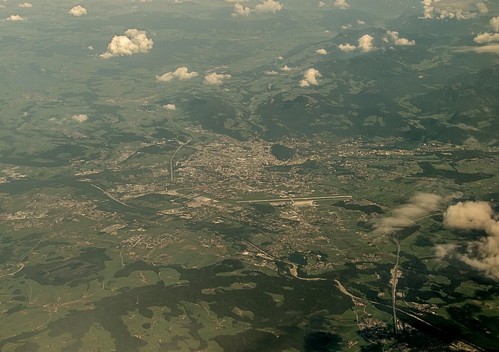 Salzburg Flughafen Salzburg Luftbild aerial photo