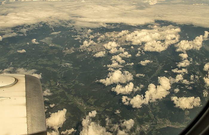 Land Salzburg Dachsteinmassiv Luftbild aerial photo