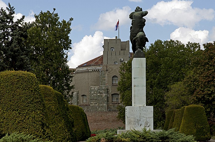 Festung von Belgrad: Kalemegdan - Denkmal für den Widerstand Frankreichs Belgrad