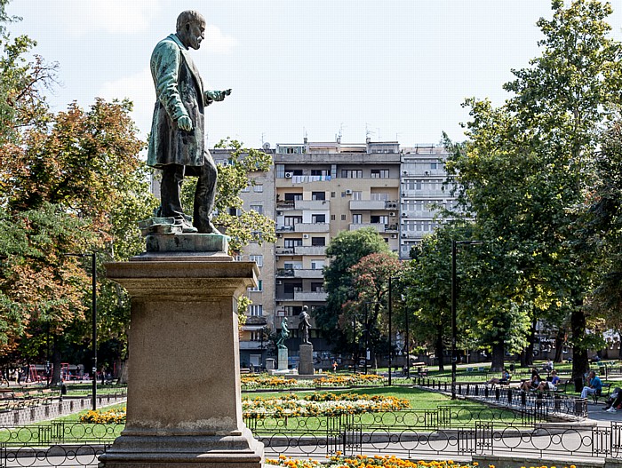 Universitätspark (Univerzitetski park): Josif-Pancic-Denkmal Belgrad