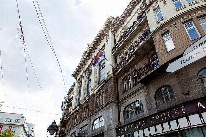 Belgrad Knez Mihailova ulica: Serbische Akademie der Wissenschaften und Künste (Srpska akademija nauka i umetnosti)