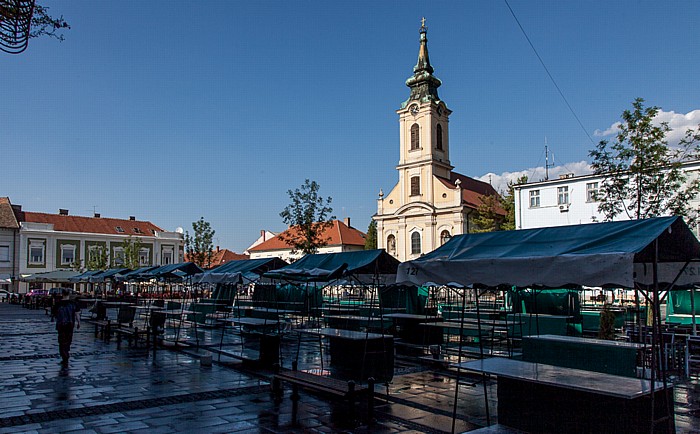 Belgrad Zemun: Veliki trg - Kirche Himmelfahrt der seligen Jungfrau Maria