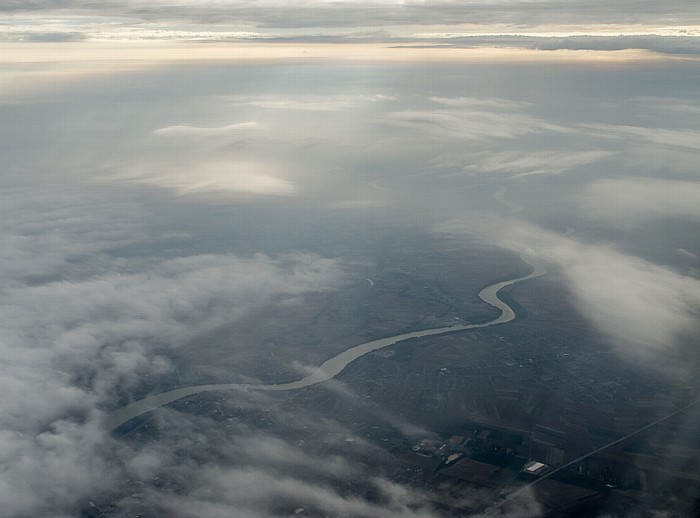 Serbien Save Luftbild aerial photo