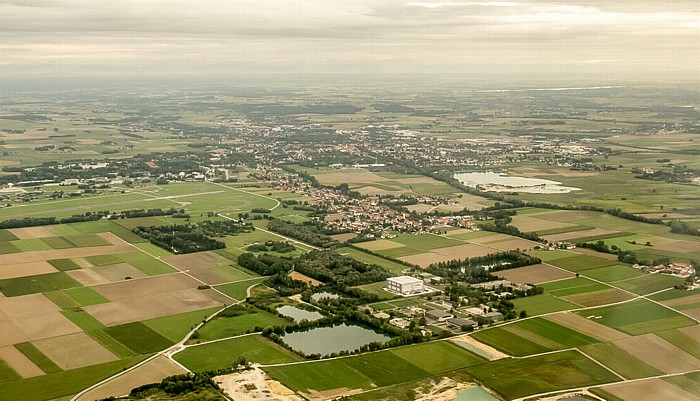 Bayern - Landkreis Erding: Erding Fliegerhorst Erding Luftbild aerial photo