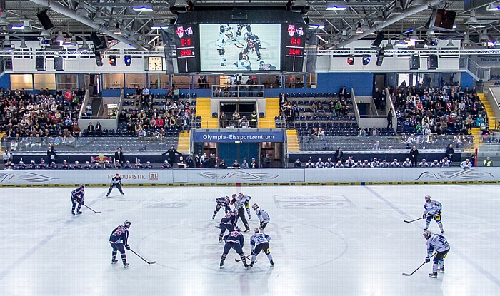 Olympia-Eissportzentrum: DEL-Spiel EHC Red Bulls München - Schwenninger Wild Wings