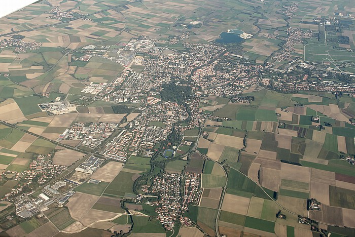 Bayern - Landkreis Erding: Erding Luftbild aerial photo