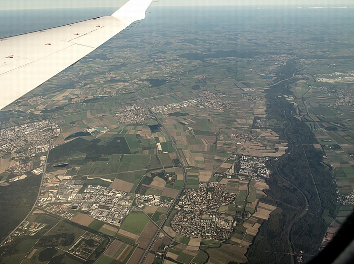 Bayern - Landkreis München Garching bei München Unterschleißheim Luftbild aerial photo