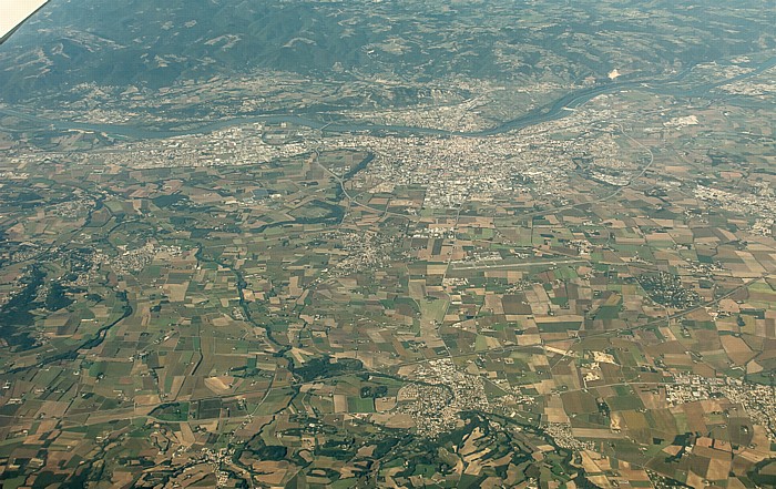 Auvergne-Rhône-Alpes - Département Ardèche (oben) / Département Drôme Département Drôme