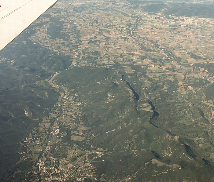 Auvergne-Rhône-Alpes - Département Drôme Dieulefit Jabron Roubion Luftbild aerial photo