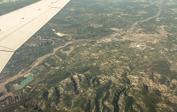 Provence-Alpes-Côte d’Azur - Département Vaucluse: Durance Cavaillon Luftbild aerial photo