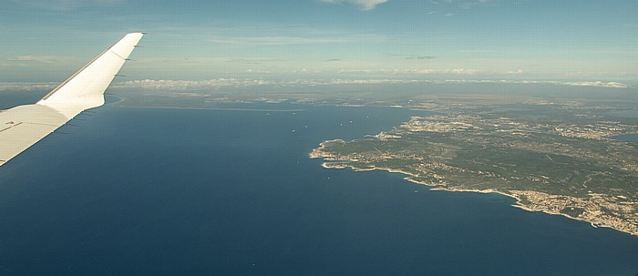 Provence-Alpes-Côte d’Azur - Département Bouches-du-Rhône: Golfe du Lion Golf von Fos Martigues Sausset-les-Pins Luftbild aerial photo