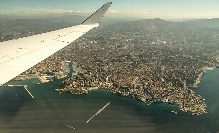 V.l.: 2e arrondissement de Marseille, Alter Hafen (Vieux-Port), 7e arrondissement de Marseille  Marseille