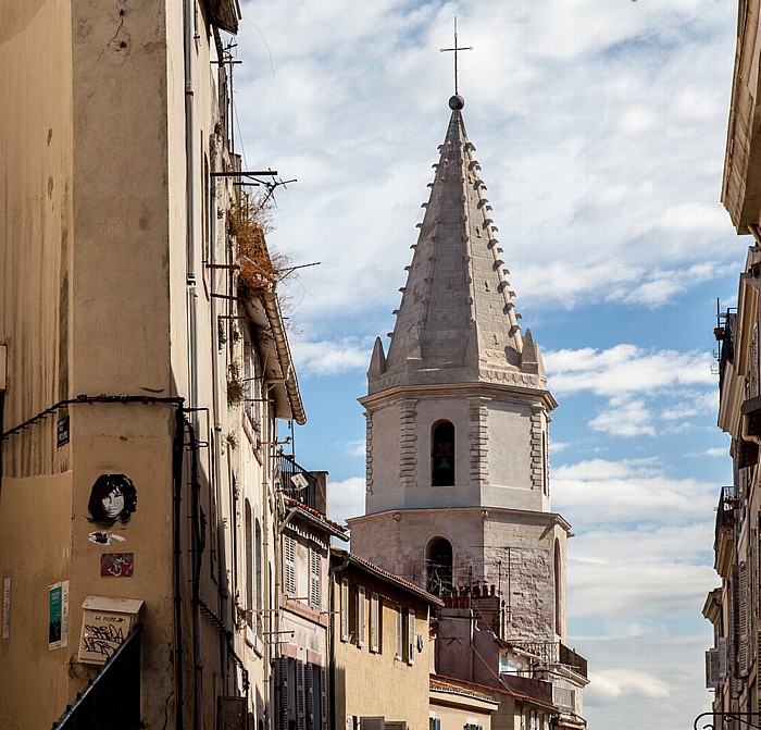 Marseille Le Panier: Montée des Accoules, Église Notre-Dame-des-Accoules