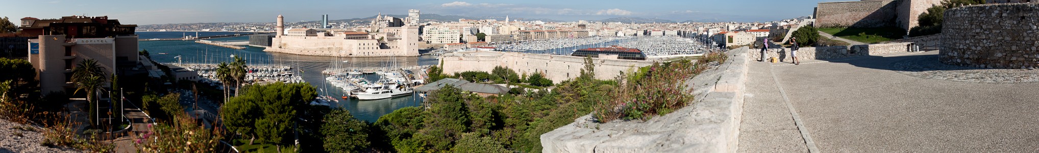 Blick vom Fort Saint-Nicolas Marseille