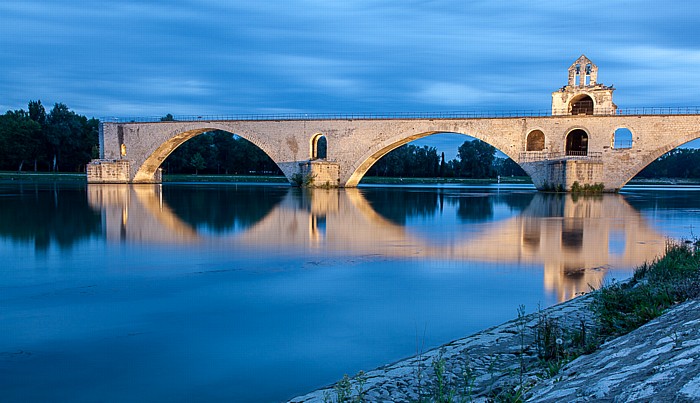 Rhone, Pont Saint-Bénézet (Pont d'Avignon) Avignon