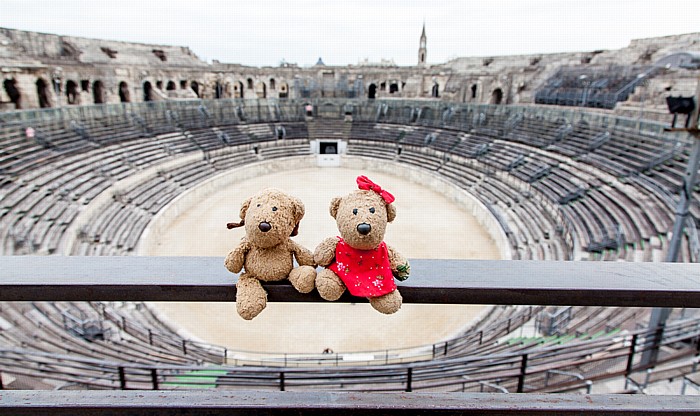 Amphitheater (Arènes de Nîmes): Teddy und Teddine