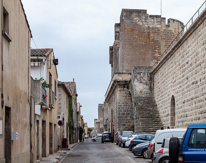 Aigues-Mortes Intra muros: Porte des Moulins, Stadtmauer