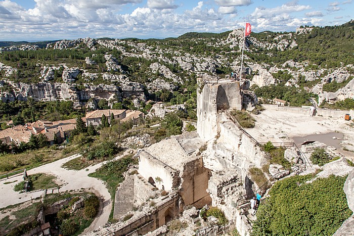 Burgruine Château des Baux, Massif des Alpilles (Alpillen) Les Baux-de-Provence