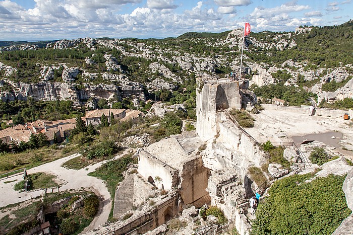 Les Baux-de-Provence Burgruine Château des Baux, Massif des Alpilles (Alpillen)