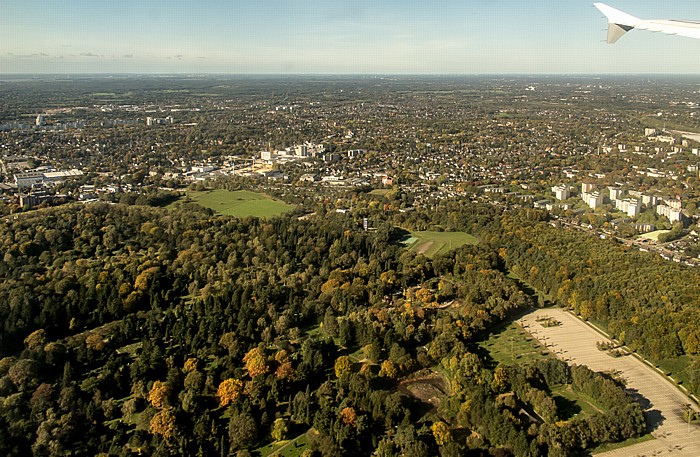 Hamburg Bahrenfeld (Altona): Hauptfriedhof Altona Luftbild aerial photo