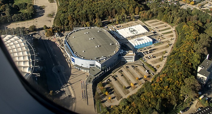 Hamburg Bahrenfeld (Altona): Altonaer Volkspark - O2 World Imtech Arena Volksbank-Arena Luftbild aerial photo