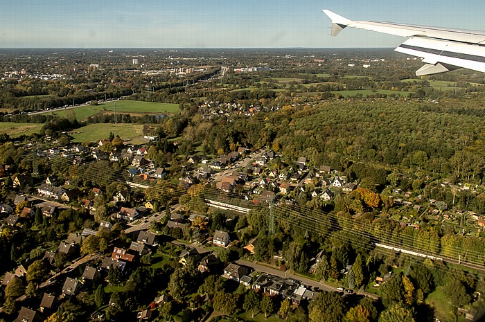 Hamburg Niendorf (Eimsbüttel) Niendorfer Gehege Luftbild aerial photo