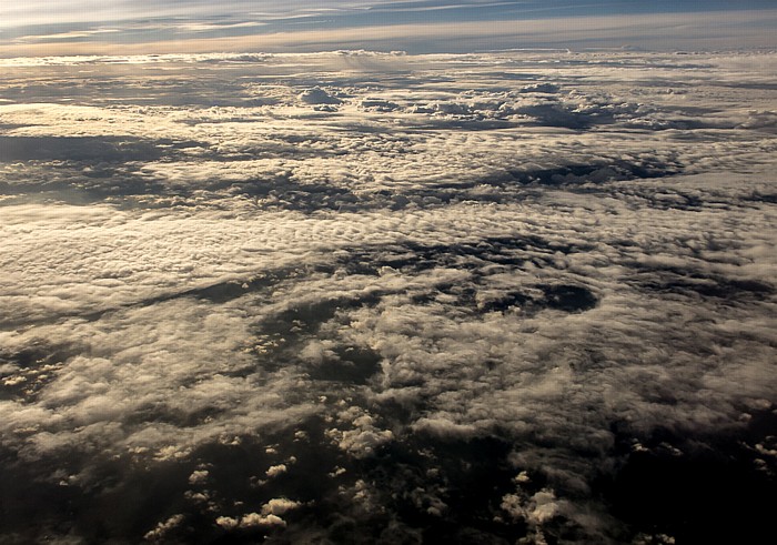 Niedersachsen Wolken Luftbild aerial photo