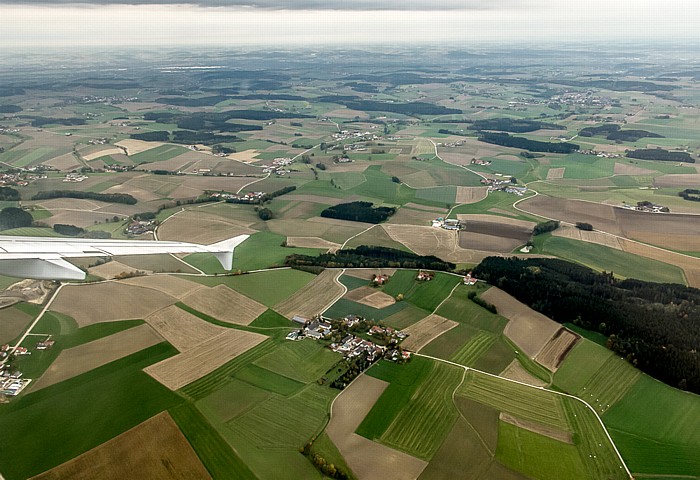Bayern - Landkreis Erding: Dickarting (Hohenpolding) Luftbild aerial photo