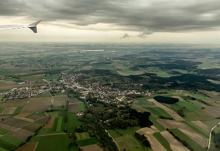 Bayern - Landkreis Erding: Wartenberg (Oberbayern) Luftbild aerial photo