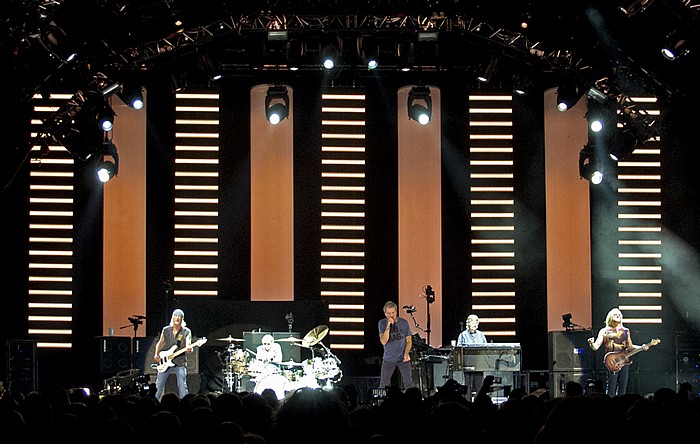 Donau-Arena: Deep Purple (+ Peter Frampton) Regensburg Roger Glover, Ian Paice, Ian Gillan, Don Airey, Steve Morse