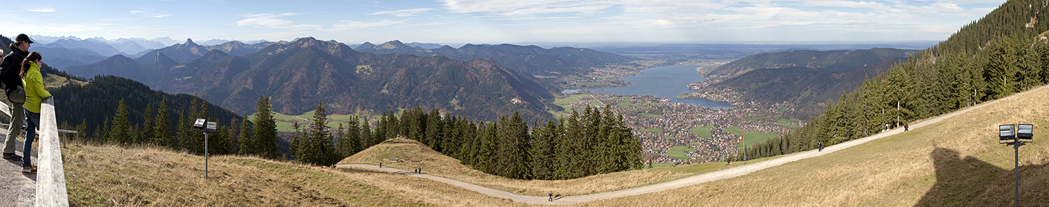 Wallberg Wendelsteingebirge, Bayerische Voralpen, Tegernsee (v.l.)