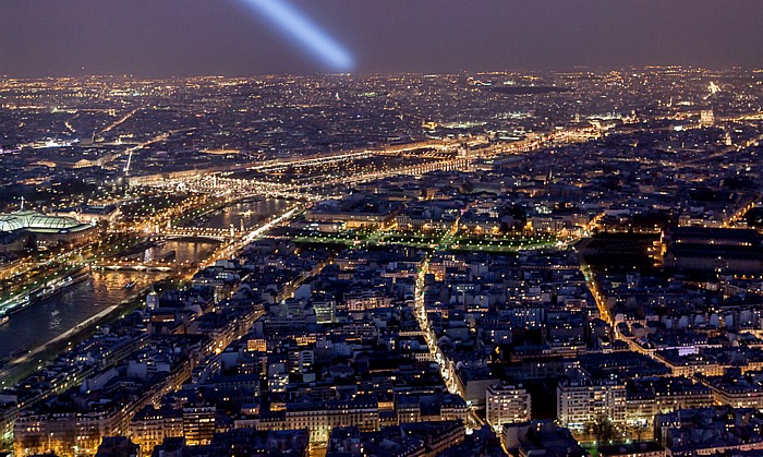 Blick vom Eiffelturm (Tour Eiffel): Seine Paris