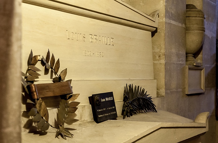Paris Panthéon: Grab von Louis Braille