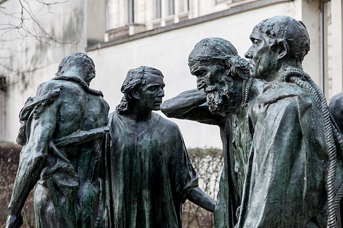 Paris Musée Rodin: Le Monument aux Bourgeois de Calais (Die Bürger von Calais) (von Auguste Rodin)