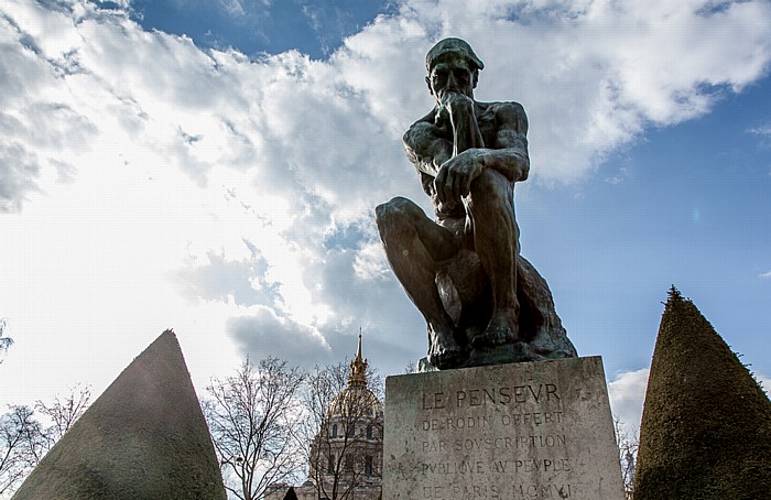 Paris Musée Rodin: Le Penseur (Der Denker) (von Auguste Rodin)