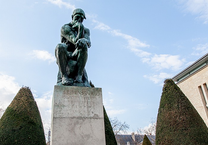 Paris Musée Rodin: Le Penseur (Der Denker) (von Auguste Rodin)