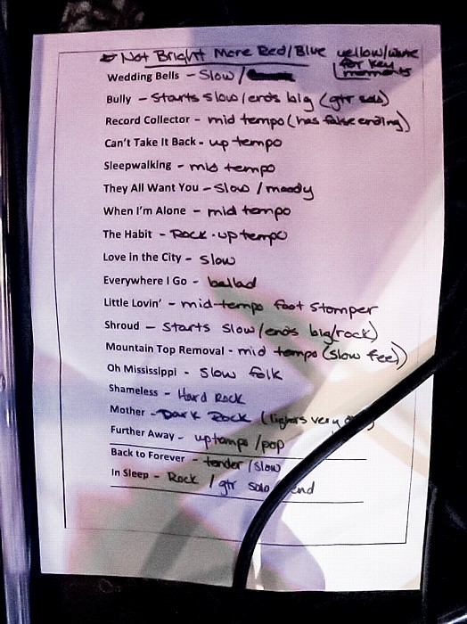 STROM: Lissie München Setlist von Lissie