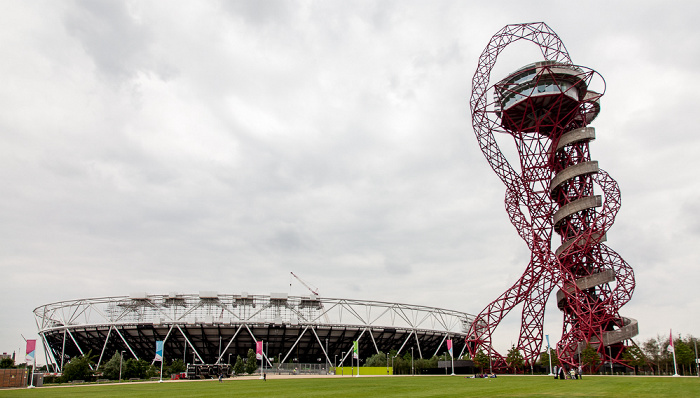 London Queen Elizabeth Olympic Park: Olympiastadion (Olympic Stadium) und ArcelorMittal Orbit