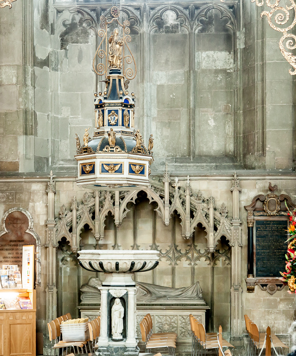 Canterbury Cathedral: Taufbecken