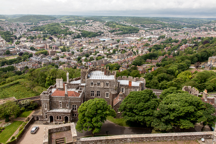 Dover Castle: Blick vom Great Tower