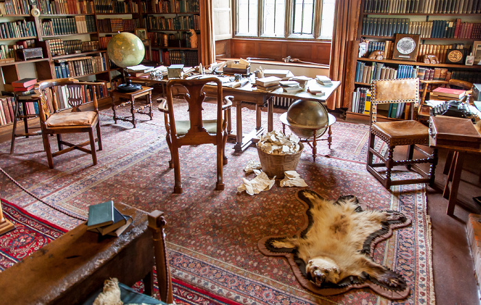 Burwash Bateman's (Alterswohnsitz des Schriftstellers Rudyard Kipling): Arbeitszimmer
