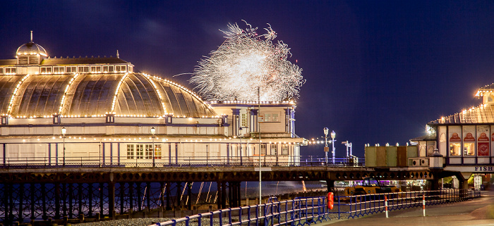 Eastbourne Pier: Feuerwerk