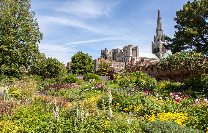 Garten des Bischofspalastes Chichester