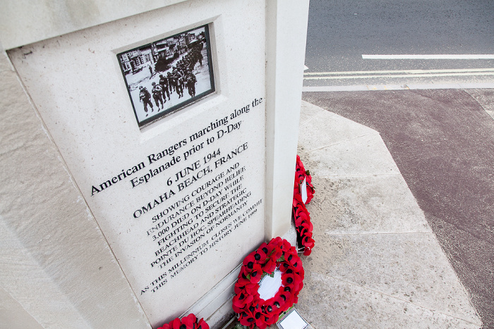 The Esplanade: American War Memorial Weymouth