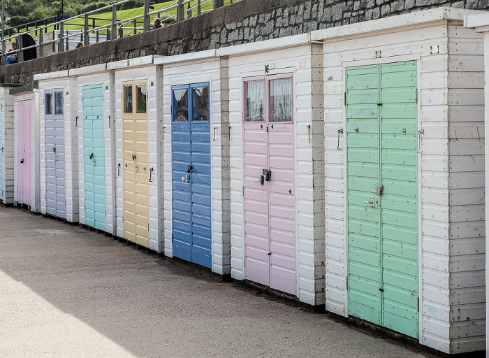 Lyme Regis Marine Parade: Strandhäuschen