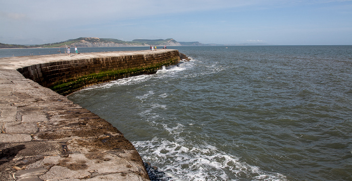 Lyme Regis The Cobb, Ärmelkanal (English Channel)