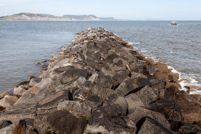 Lyme Regis The Cobb, Ärmelkanal (English Channel)