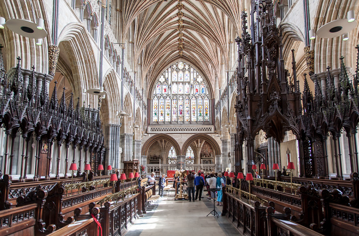 Exeter Cathedral: Langhaus (Mittelschiff) Exeter