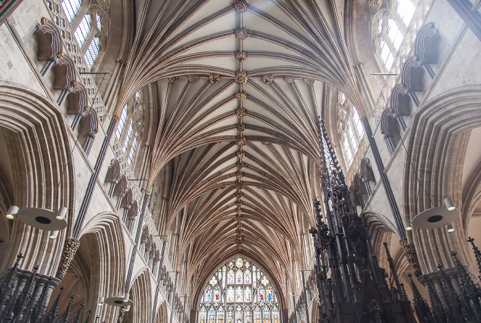 Exeter Cathedral: Langhaus (Mittelschiff) Exeter