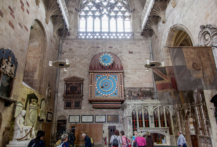 Exeter Cathedral: Astronomische Uhr Exeter